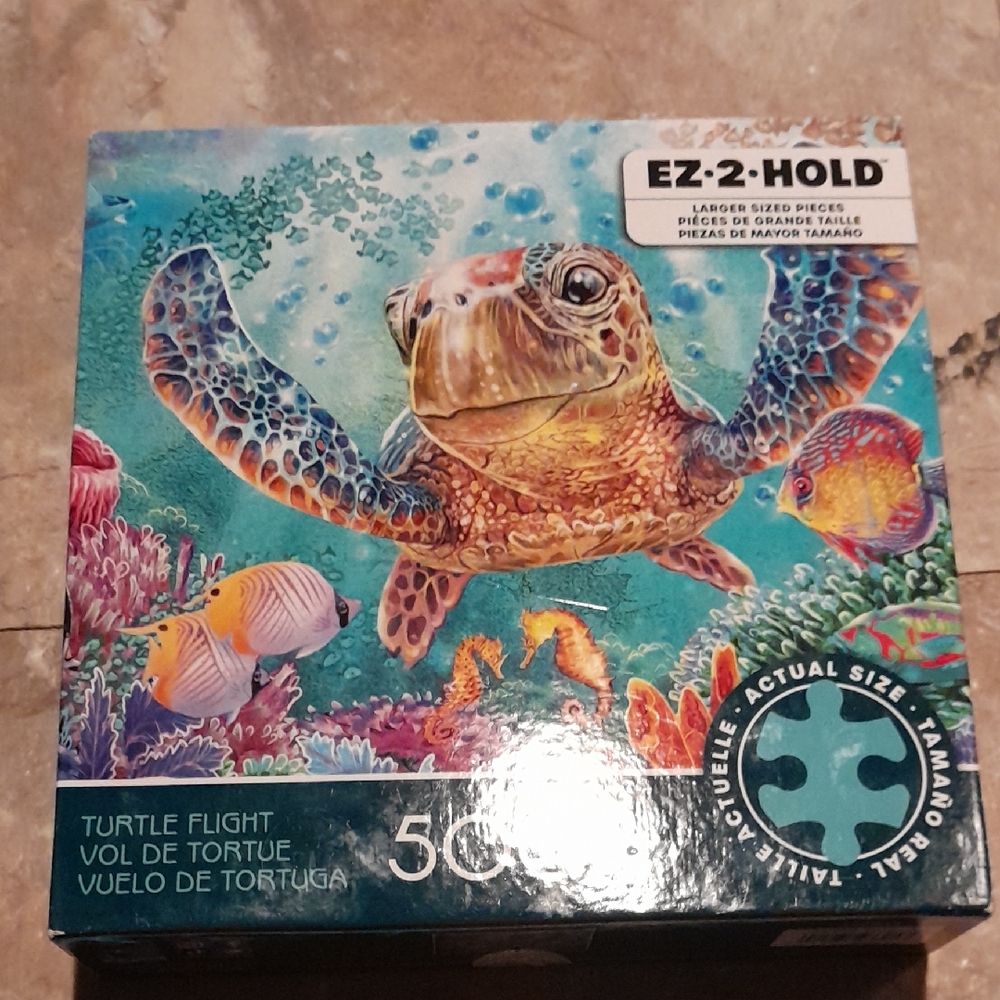 Turtle Flight Puzzle - Multicolor